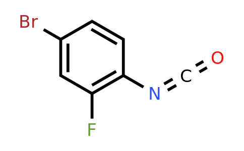 CAS 88112-75-8 | 4-bromo-2-fluoro-1-isocyanatobenzene