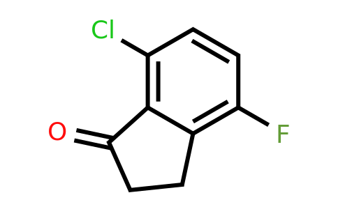 CAS 881190-28-9 | 7-Chloro-4-fluoro-2,3-dihydro-1H-inden-1-one