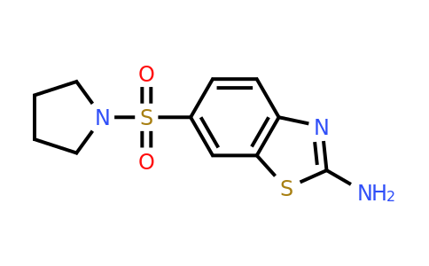 CAS 881291-07-2 | 6-(Pyrrolidine-1-sulfonyl)-1,3-benzothiazol-2-amine