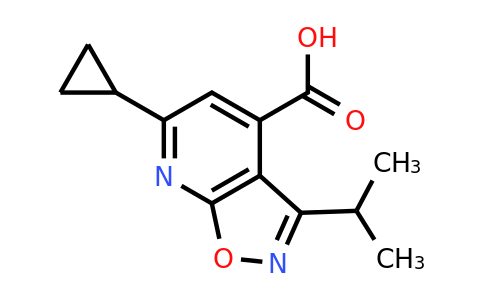CAS 881443-36-3 | 6-Cyclopropyl-3-(propan-2-yl)-[1,2]oxazolo[5,4-b]pyridine-4-carboxylic acid