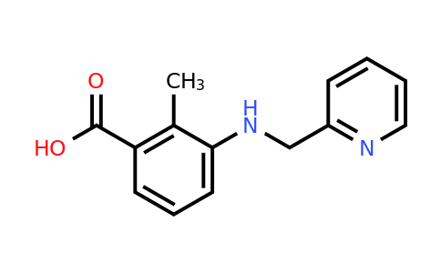 CAS 881445-78-9 | 2-Methyl-3-((pyridin-2-ylmethyl)amino)benzoic acid
