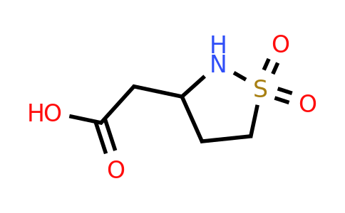 2-(1,1-dioxo-1,2-thiazolidin-3-yl)acetic acid