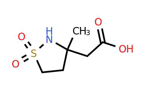 CAS 881652-55-7 | 2-(3-Methyl-1,1-dioxo-1lambda6,2-thiazolidin-3-yl)acetic acid