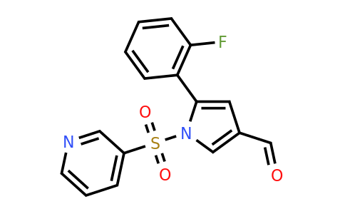 CAS 881677-11-8 | 5-(2-fluorophenyl)-1-(pyridine-3-sulfonyl)-1H-pyrrole-3-carbaldehyde
