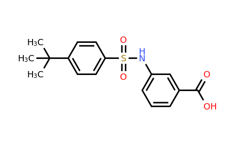CAS 881819-36-9 | 3-(4-(tert-Butyl)phenylsulfonamido)benzoic acid