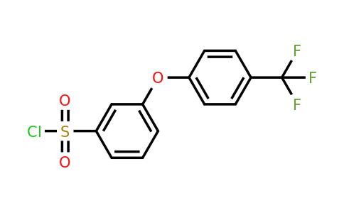 CAS 882014-01-9 | 3-(4-(Trifluoromethyl)phenoxy)benzene-1-sulfonyl chloride