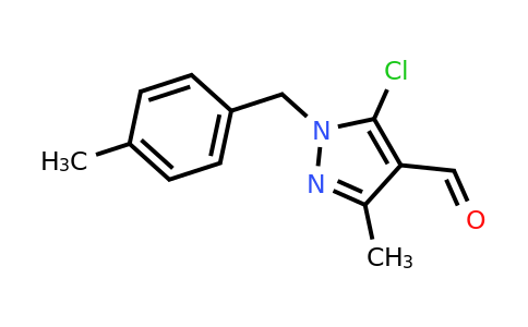 CAS 882140-34-3 | 5-chloro-3-methyl-1-[(4-methylphenyl)methyl]-1H-pyrazole-4-carbaldehyde