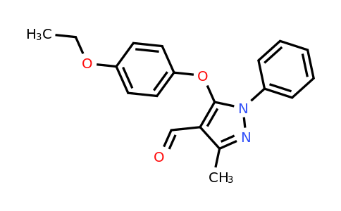 CAS 882221-21-8 | 5-(4-ethoxyphenoxy)-3-methyl-1-phenyl-1H-pyrazole-4-carbaldehyde