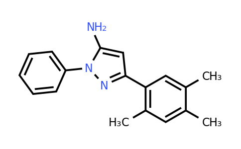 CAS 882229-28-9 | 1-phenyl-3-(2,4,5-trimethylphenyl)-1H-pyrazol-5-amine