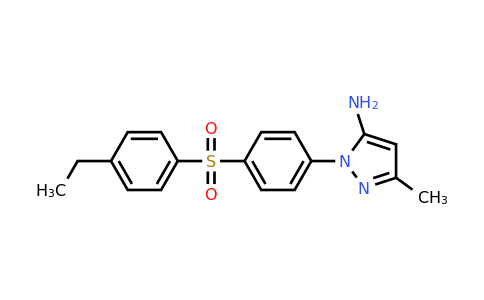 CAS 882231-97-2 | 1-[4-(4-ethylbenzenesulfonyl)phenyl]-3-methyl-1H-pyrazol-5-amine