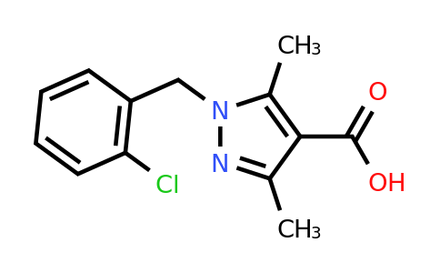 CAS 882233-17-2 | 1-[(2-chlorophenyl)methyl]-3,5-dimethyl-1H-pyrazole-4-carboxylic acid