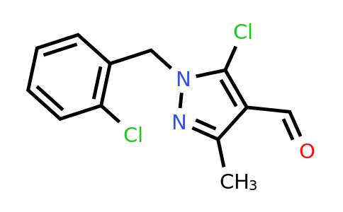 CAS 882237-68-5 | 5-chloro-1-[(2-chlorophenyl)methyl]-3-methyl-1H-pyrazole-4-carbaldehyde