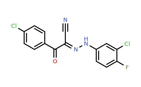 CAS 882290-02-0 | N'-(3-Chloro-4-fluorophenyl)-2-(4-chlorophenyl)-2-oxoacetohydrazonoyl cyanide