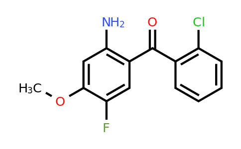 CAS 882531-35-3 | (2-Amino-5-fluoro-4-methoxyphenyl)(2-chlorophenyl)methanone