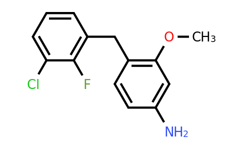 CAS 882535-01-5 | 4-(3-Chloro-2-fluorobenzyl)-3-methoxyaniline