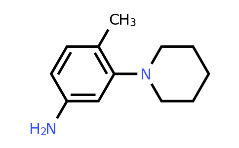 CAS 882626-96-2 | 4-Methyl-3-(piperidin-1-yl)aniline