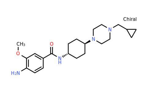 CAS 882660-39-1 | Benzamide, 4-amino-N-[trans-4-[4-(cyclopropylmethyl)-1-piperazinyl]cyclohexyl]-3-methoxy-
