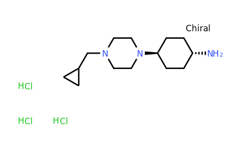 CAS 882660-42-6 | trans-4-[4-(cyclopropylmethyl)piperazin-1-yl]cyclohexanamine trihydrochloride