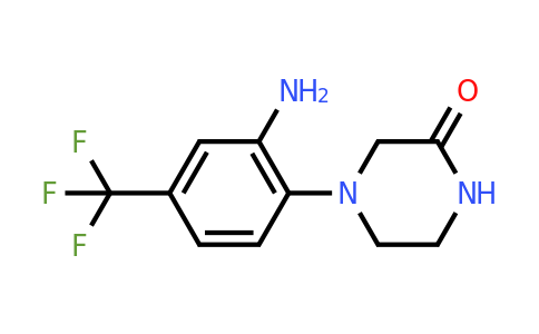 CAS 882672-41-5 | 4-[2-amino-4-(trifluoromethyl)phenyl]piperazin-2-one