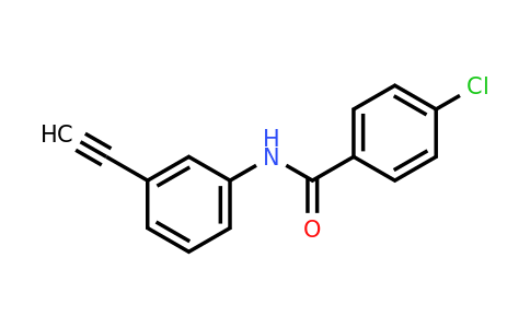 CAS 883017-38-7 | 4-Chloro-N-(3-ethynylphenyl)benzamide