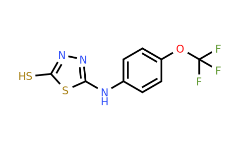 CAS 883041-73-4 | 5-{[4-(trifluoromethoxy)phenyl]amino}-1,3,4-thiadiazole-2-thiol