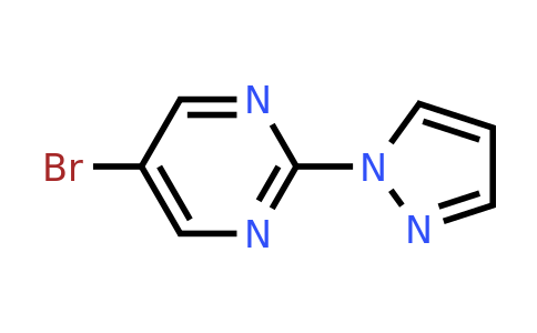 CAS 883230-94-2 | 5-Bromo-2-pyrazol-1-YL-pyrimidine