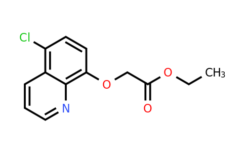 CAS 88349-90-0 | Ethyl 2-((5-chloroquinolin-8-yl)oxy)acetate