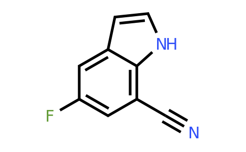 CAS 883500-80-9 | 5-fluoro-1H-indole-7-carbonitrile