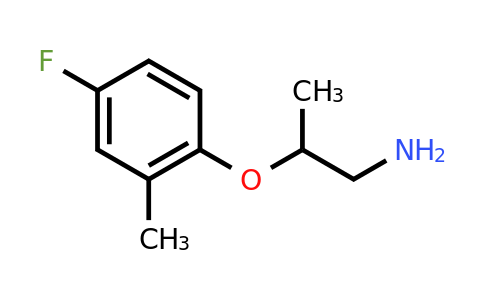 CAS 883534-51-8 | 2-(4-Fluoro-2-methyl-phenoxy)-propylamine
