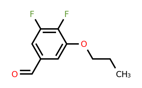 CAS 883540-69-0 | 3,4-difluoro-5-propoxybenzaldehyde