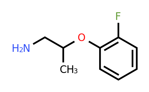 CAS 883542-48-1 | 1-[(1-Aminopropan-2-YL)oxy]-2-fluorobenzene