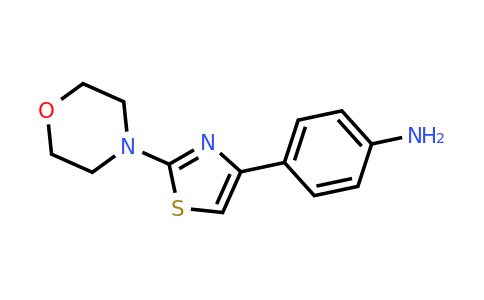 CAS 883545-59-3 | 4-[2-(morpholin-4-yl)-1,3-thiazol-4-yl]aniline