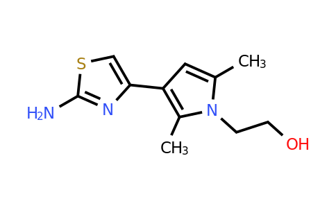 CAS 883545-62-8 | 2-(3-(2-Aminothiazol-4-yl)-2,5-dimethyl-1H-pyrrol-1-yl)ethanol