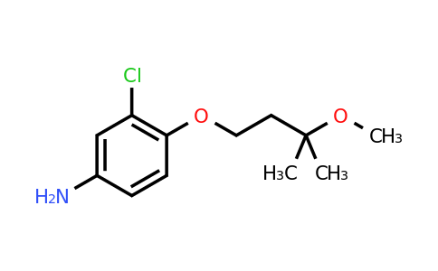 CAS 883547-24-8 | 3-Chloro-4-(3-methoxy-3-methylbutoxy)aniline