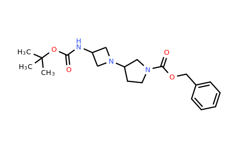 CAS 883547-34-0 | Benzyl 3-(3-((tert-butoxycarbonyl)amino)azetidin-1-yl)pyrrolidine-1-carboxylate