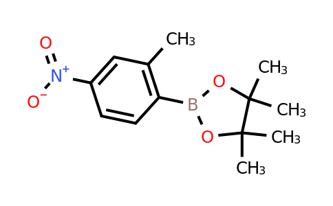 CAS 883715-40-0 | 4,4,5,5-Tetramethyl-2-(2-methyl-4-nitrophenyl)-1,3,2-dioxaborolane