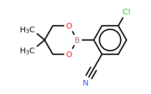 CAS 883898-93-9 | 5-Chloro-2-cyanophenylboronic acid neopentyl glycol ester