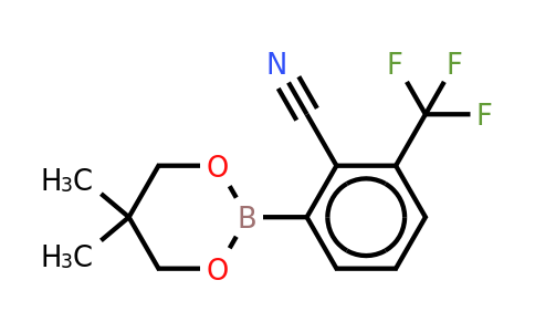CAS 883899-03-4 | 2-Cyano-3-(trifluoromethyl)phenyl boronic acid neopentyl glycol ester