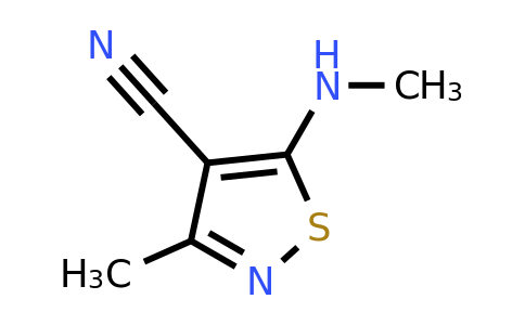CAS 88394-37-0 | 3-methyl-5-(methylamino)-1,2-thiazole-4-carbonitrile