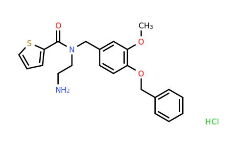 CAS 883976-12-3 | N-(2-Aminoethyl)-N-(4-(benzyloxy)-3-methoxybenzyl)thiophene-2-carboxamide hydrochloride
