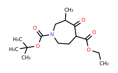CAS 884487-29-0 | 1-tert-butyl 4-ethyl 6-methyl-5-oxoazepane-1,4-dicarboxylate