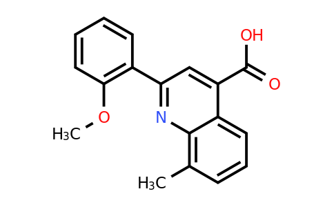 CAS 884497-38-5 | 2-(2-Methoxyphenyl)-8-methylquinoline-4-carboxylic acid