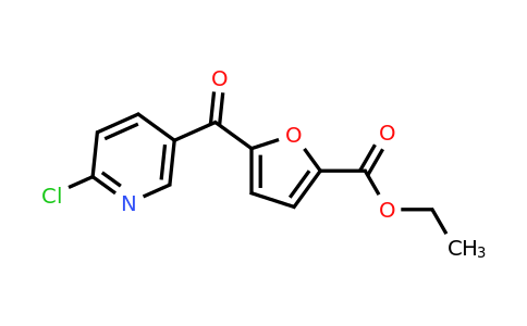 CAS 884504-84-1 | 2-Chloro-5-(5-ethoxycarbonyl-2-furoyl)pyridine