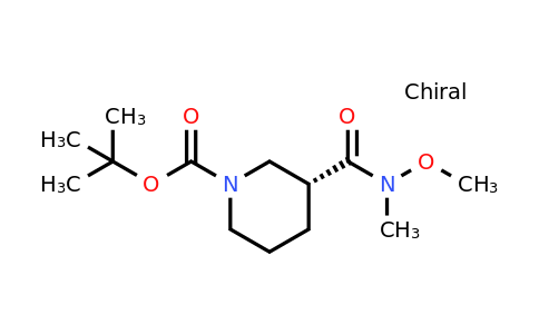CAS 884510-86-5 | 3R-(Methoxy-methyl-carbamoyl)-piperidine-1-carboxylic acid tert-butyl ester