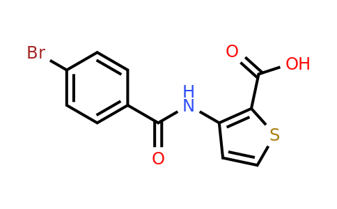 CAS 884534-46-7 | 3-(4-Bromobenzamido)thiophene-2-carboxylic acid