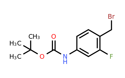 CAS 885021-03-4 | Tert-butyl 4-(bromomethyl)-3-fluorophenylcarbamate
