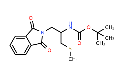 CAS 885266-58-0 | tert-Butyl [2-phthalimido-1-(methylsulfanylmethyl)ethyl]carbamate