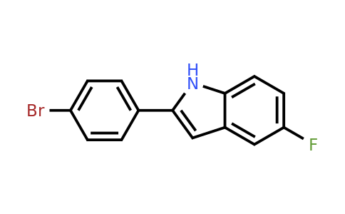 CAS 885266-74-0 | 2-(4-Bromophenyl)-5-fluoroindole
