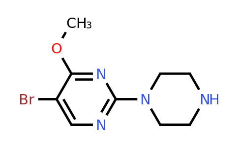 CAS 885267-38-9 | 5-Bromo-2-(piperazin-1-YL)-4-methoxypyrimidine