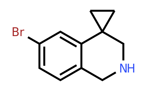 CAS 885269-25-0 | 6'-Bromo-2',3'-dihydro-1'H-spiro[cyclopropane-1,4'-isoquinoline]